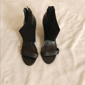 Sole Society Black Wedges